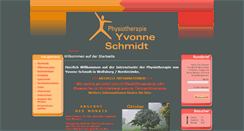 Desktop Screenshot of physio-yvonneschmidt.de